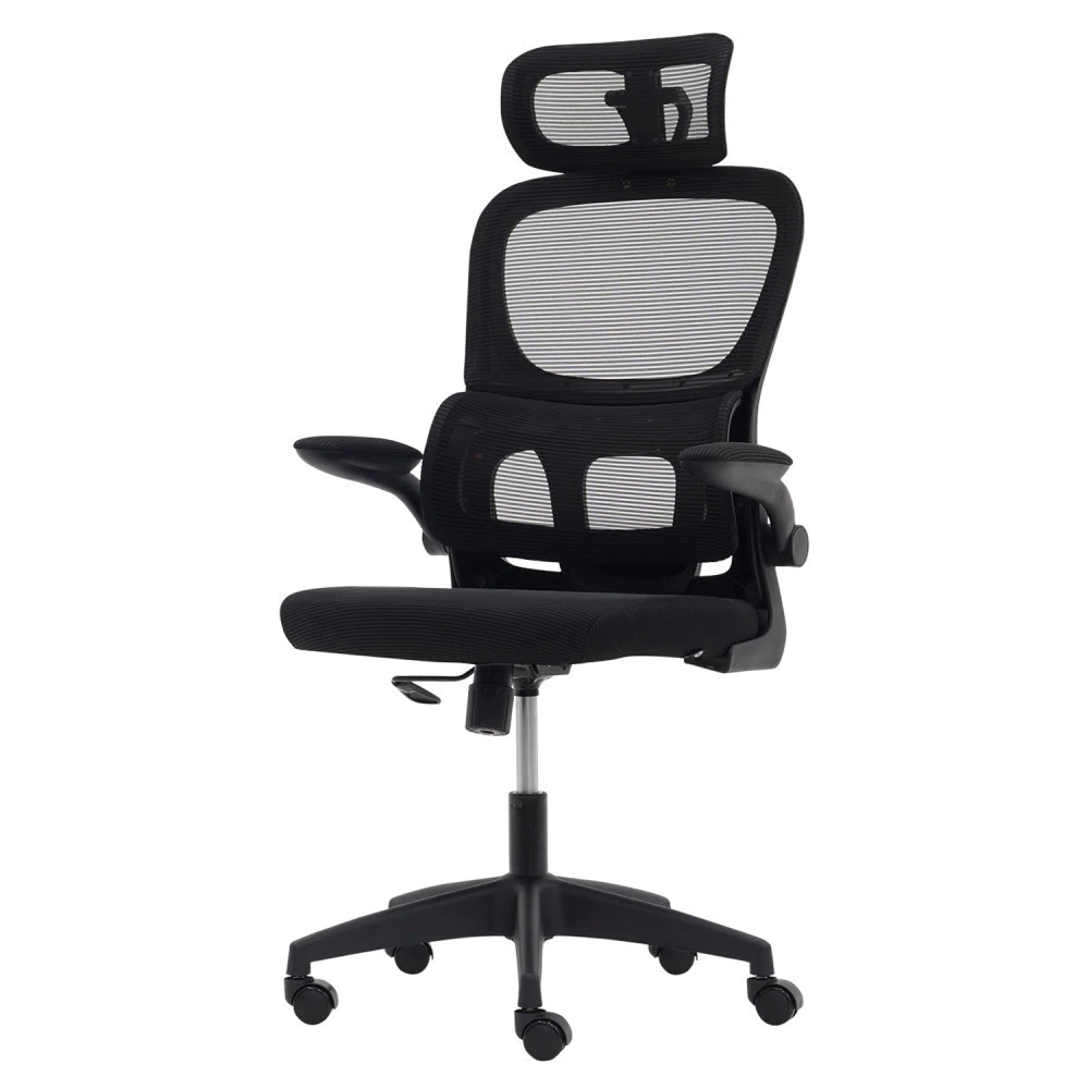 Cadeira de Escritório Ergonômica Presidente Preta