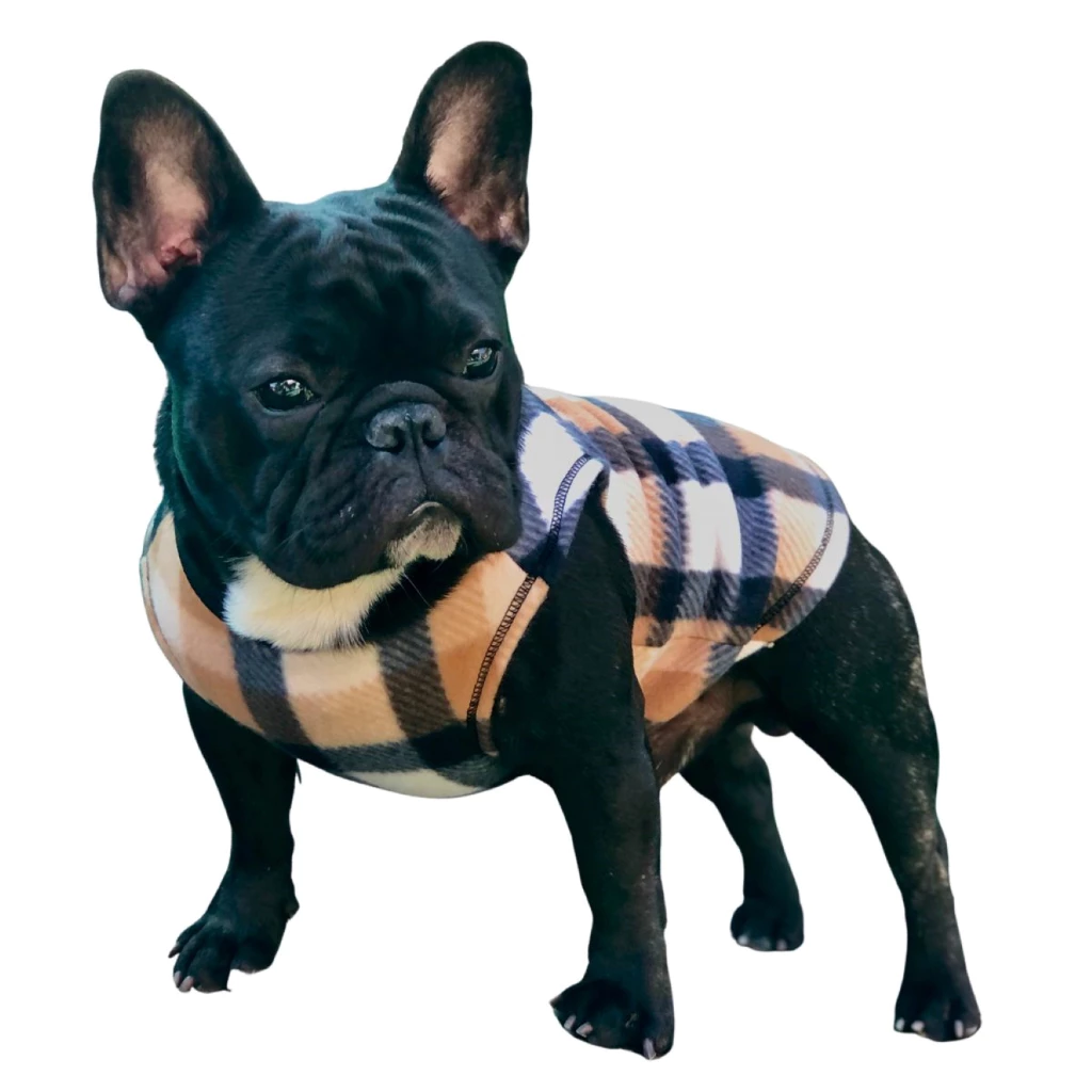 Roupinhas Pet Gato Cachorro Inverno Xadrez Soft Frio Porte Pequeno
